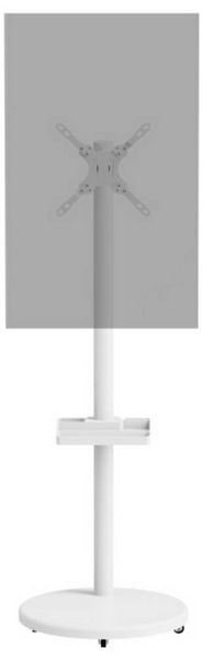 Produktbild: Reflecta TV Stand 43P-2020T wei&szlig; TV-Standfu&szlig; 43,2 cm (17") - 109,2 cm (43") Neigbar, Schwenkbar, Rotierbar, H&ouml;henverstellbar Ger&auml;teablage