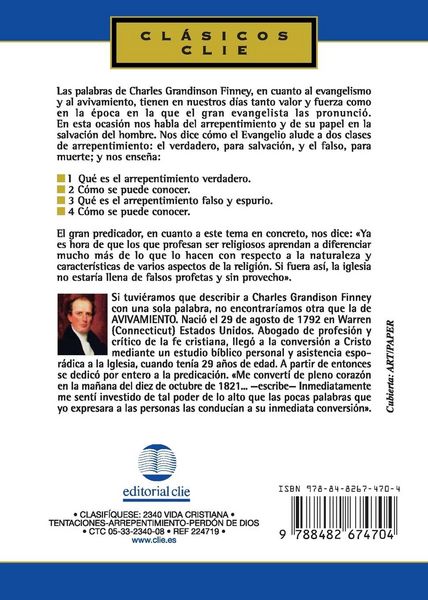 Produktbild: El verdadero arrepentimiento
