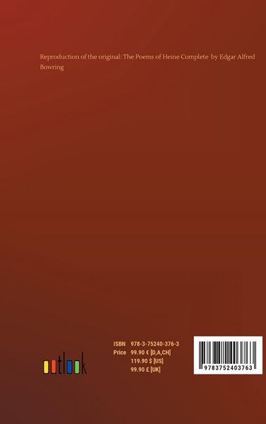 Produktbild: The Poems of Heine Complete