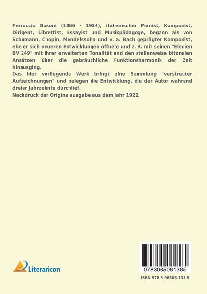 Produktbild: Von der Einheit der Musik