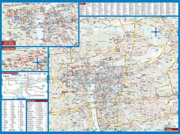 Produktbild: Prague, Prag, Borch Map