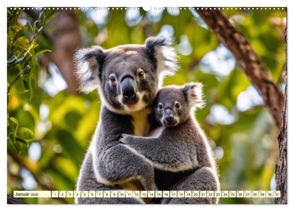 Produktbild: Australiens faszinierende Fauna (Wandkalender 2026 DIN A2 quer), CALVENDO Monatskalender