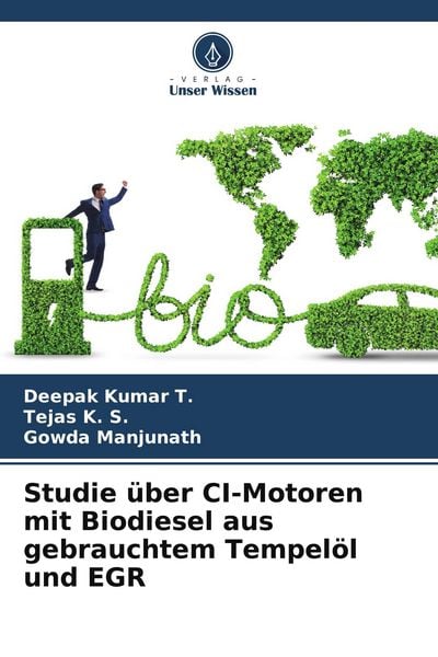 Produktbild: Studie &uuml;ber CI-Motoren mit Biodiesel aus gebrauchtem Tempel&ouml;l und EGR