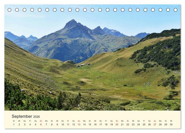 Produktbild: Wandergl&uuml;ck im Allg&auml;u (Tischkalender 2026 DIN A5 quer), CALVENDO Monatskalender