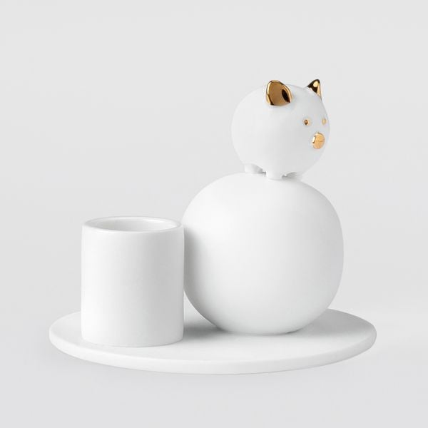 Produktbild: R&auml;der Kerzenhalter Schwein D: 8,6cm