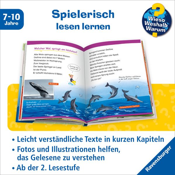 Produktbild: Wieso? Weshalb? Warum? Erstleser, Band 3: Wale und Delfine