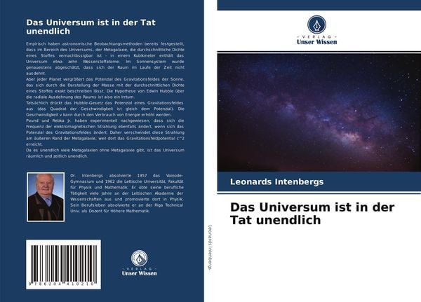 Produktbild: Das Universum ist in der Tat unendlich