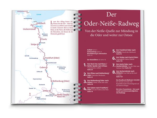 Produktbild: KOMPASS Radreisef&uuml;hrer Oder-Nei&szlig;e Radweg