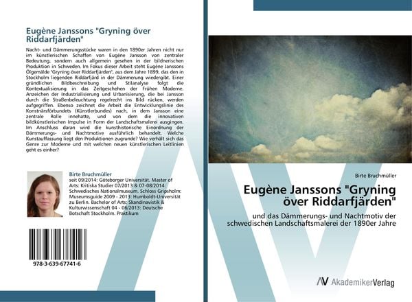 Produktbild: Eug&egrave;ne Janssons "Gryning &ouml;ver Riddarfj&auml;rden"