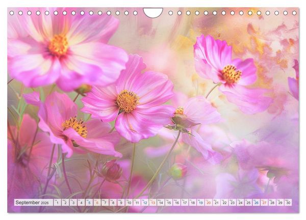 Produktbild: Etherial flowers (Wall Calendar 2026 DIN A4 landscape), CALVENDO 12 Month Wall Calendar