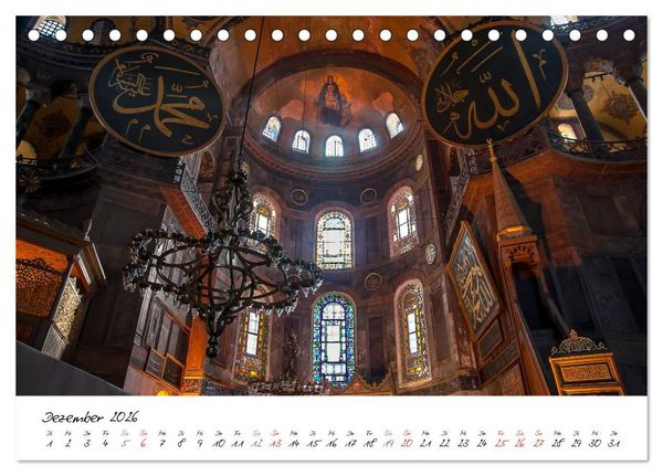 Produktbild: Istanbul - Stadt auf zwei Kontinenten (Tischkalender 2026 DIN A5 quer), CALVENDO Monatskalender