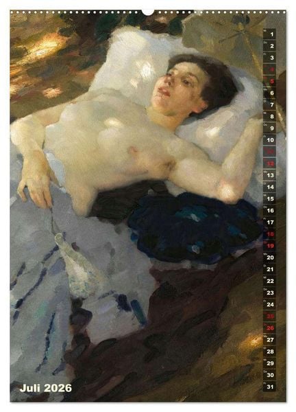 Produktbild: Leo Putz - Die Kunst der Sinnlichkeit (Wandkalender 2026 DIN A2 hoch), CALVENDO Monatskalender