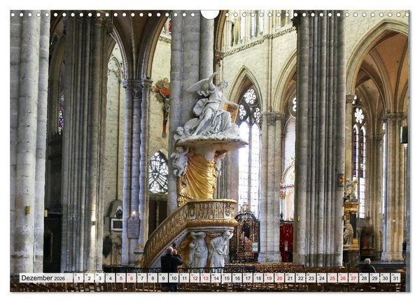 Produktbild: Amiens - geschichtstr&auml;chtig, malerisch, authentisch (Wandkalender 2026 DIN A3 quer), CALVENDO Monatskalender