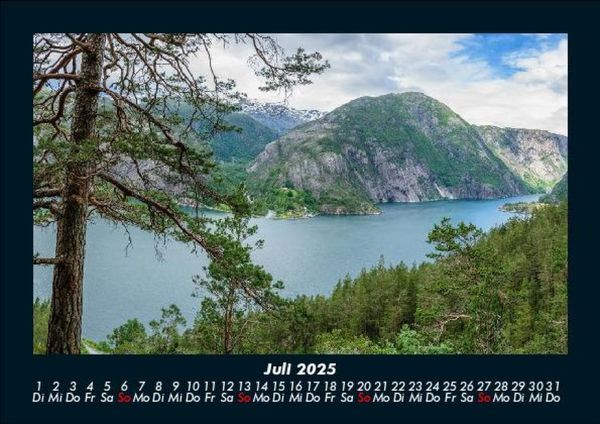 Produktbild: Landschaftskalender 2025 Fotokalender DIN A5