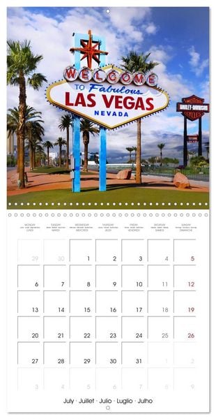 Produktbild: Las Vegas, Iconic City of Dreams (Wall Calendar 2026 12 &times; 12 Inch) CALVENDO 12 Month Wall Calendar