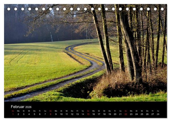 Produktbild: Wege 2026 (Tischkalender 2026 DIN A5 quer), CALVENDO Monatskalender