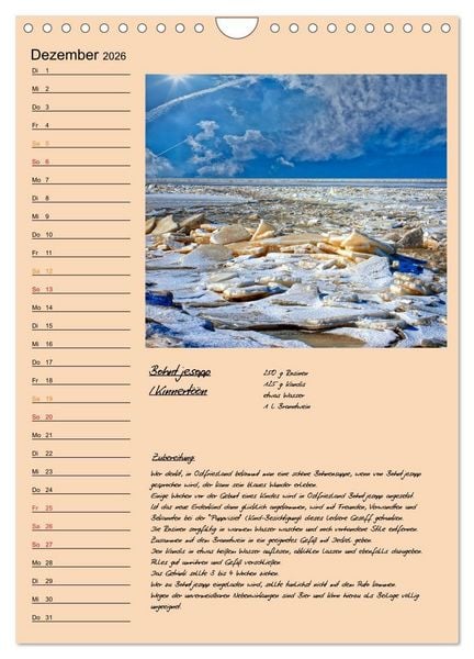 Produktbild: Ostfriesland - Appetit auf mehr (Wandkalender 2026 DIN A4 hoch), CALVENDO Monatskalender