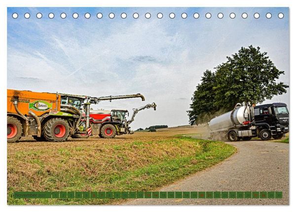 Produktbild: Landwirtschaft - G&uuml;lleausbringung (Tischkalender 2027 DIN A5 quer), CALVENDO Monatskalender