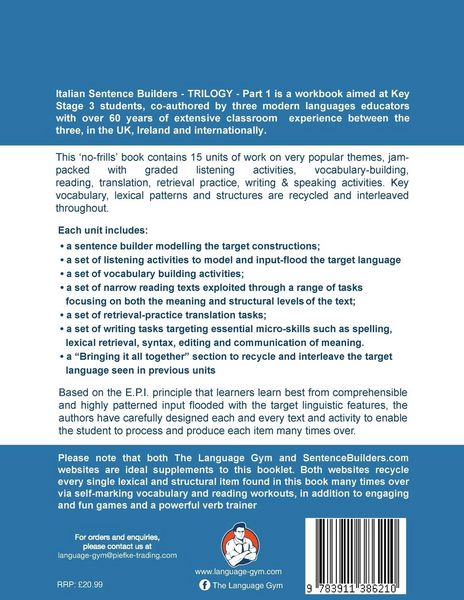 Produktbild: Italian Sentence Builder TRILOGY - Part 1