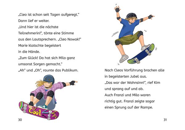 Produktbild: Die drei !!!, B&uuml;cherhelden 2. Klasse, Ein Fall im Skate-Park