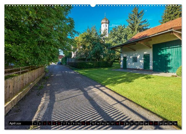 Produktbild: Bayerische Landschaften - Ein Streifzug durch das Dachauer Land (Wandkalender 2026 DIN A2 quer), CALVENDO Monatskalender