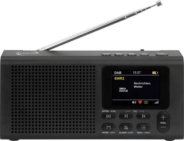 Produktbild: Dynavox DBT200 Taschenradio DAB+, FM Bluetooth&reg;, DAB+ Schwarz