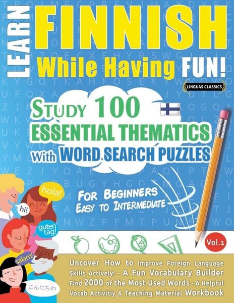 Produktbild: LEARN FINNISH WHILE HAVING FUN! - FOR BEGINNERS