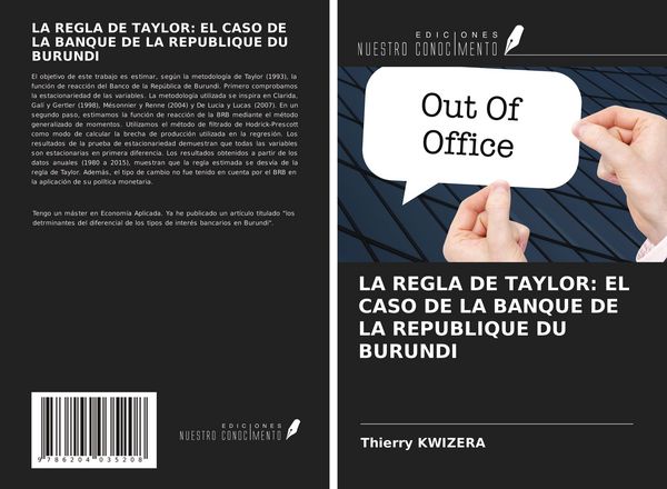 Produktbild: La Regla De Taylor: El Caso De La Banque De La Republique Du Burundi