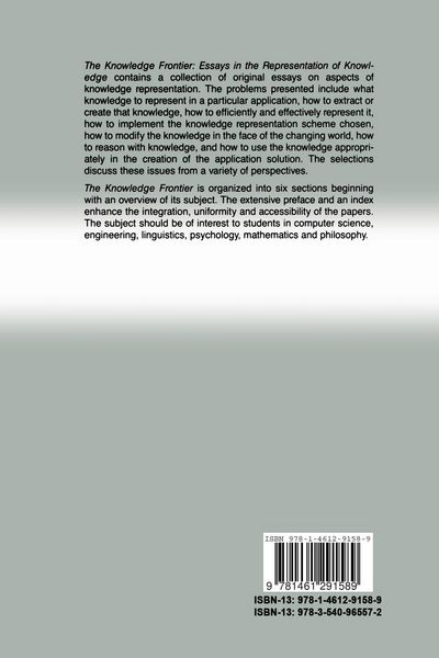 Produktbild: The Knowledge Frontier