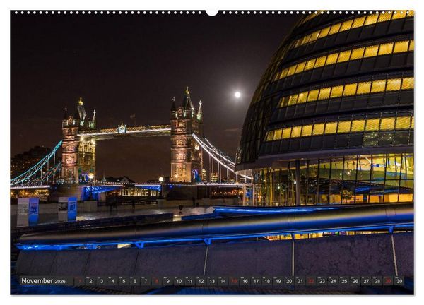 Produktbild: London Light (Wandkalender 2026 DIN A2 quer), CALVENDO Monatskalender