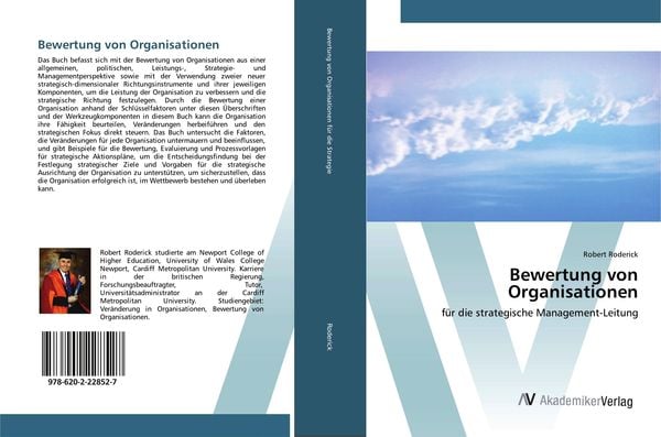 Bewertung von Organisationen, Taschenbuch von Robert Roderick, AV Akademikerverlag, 9786202228527
