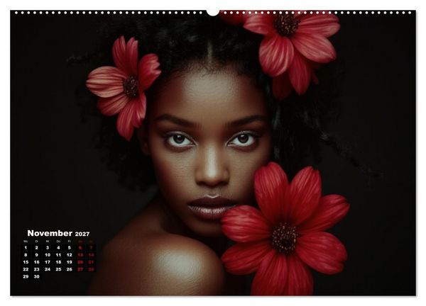 Produktbild: Florale Anmut (Wandkalender 2027 DIN A2 quer), CALVENDO Monatskalender