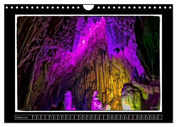Produktbild: Tropfstein Dechenh&ouml;hle (Wandkalender 2026 DIN A4 quer), CALVENDO Monatskalender