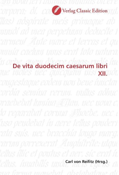 Produktbild: Vita duodecim caesarum libri XII.