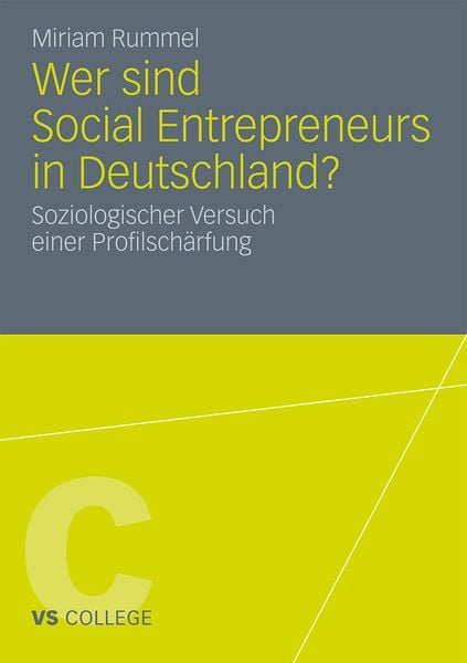 Produktbild: Wer sind Social Entrepreneurs in Deutschland?