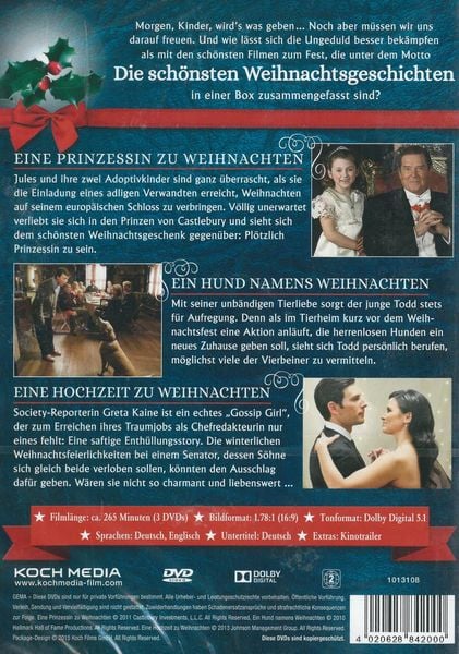 Produktbild: Die sch&ouml;nsten Weihnachtsgeschichten [3 DVDs]