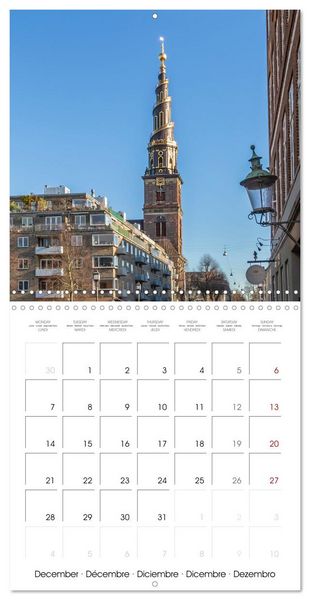 Produktbild: COPENHAGEN Highlights (Wall Calendar 2026 12 &times; 12 Inch) CALVENDO 12 Month Wall Calendar