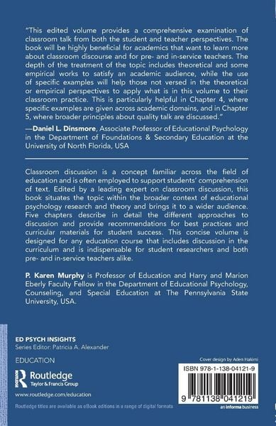 Produktbild: Classroom Discussions in Education