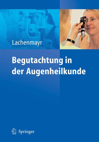 Produktbild: Begutachtung in der Augenheilkunde