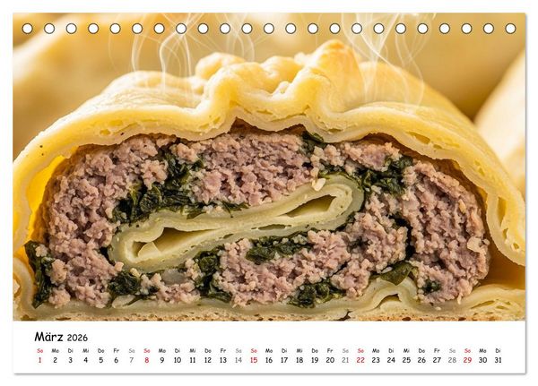Produktbild: Schw&auml;bischer Maultaschen-Kalender (Tischkalender 2026 DIN A5 quer), CALVENDO Monatskalender