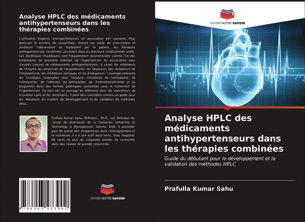 Produktbild: Analyse HPLC des m&eacute;dicaments antihypertenseurs dans les th&eacute;rapies combin&eacute;es