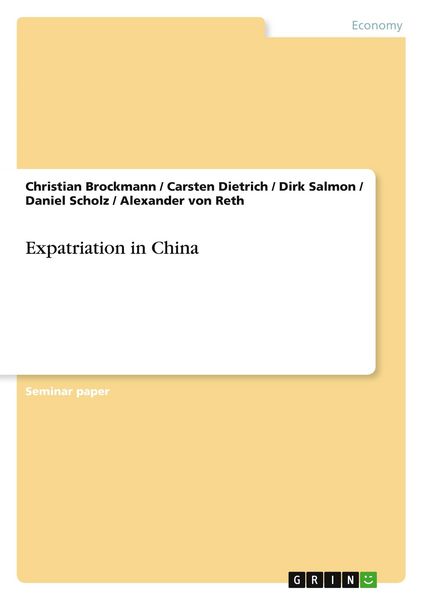 Produktbild: Expatriation in China