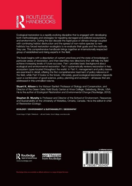 Produktbild: Routledge Handbook of Ecological and Environmental Restoration