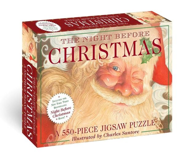 Produktbild: The Night Before Christmas: 550-Piece Jigsaw Puzzle and Book