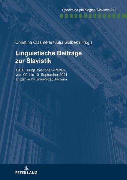Produktbild: Linguistische Beitr&auml;ge zur Slavistik