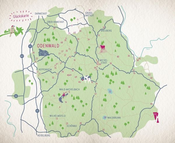 Produktbild: Glücksorte im Odenwald
