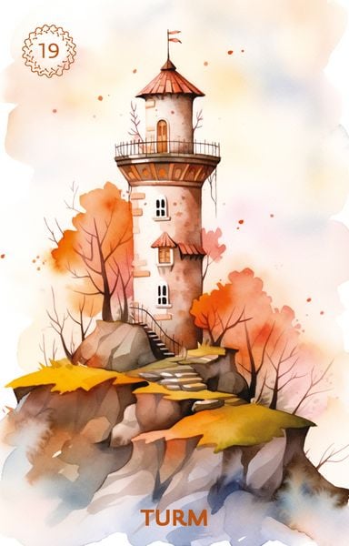 Produktbild: Autumn&acute;s Embrace Lenormand DE - 38 Lenormand-Karten und Booklet