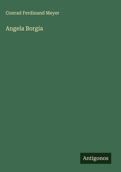 Produktbild: Angela Borgia