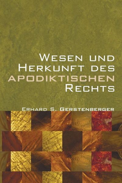 Produktbild: Wesen und Herkunft des Apodiktischen Rechts