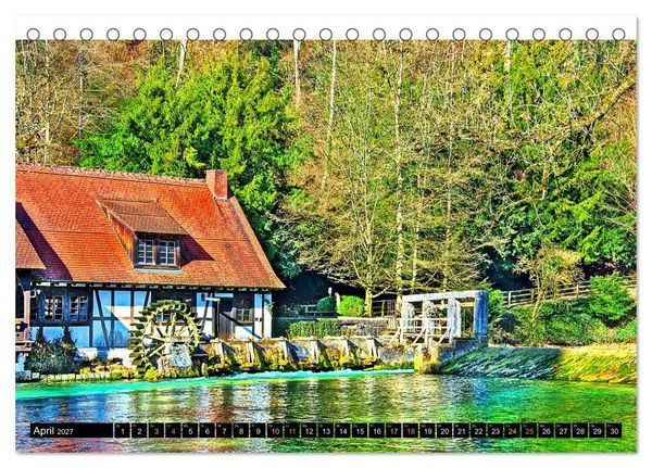 Produktbild: Facettenreiches Fachwerk (Tischkalender 2027 DIN A5 quer), CALVENDO Monatskalender